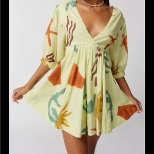 Ecote Vero shapeless urban outfitters mini dress
